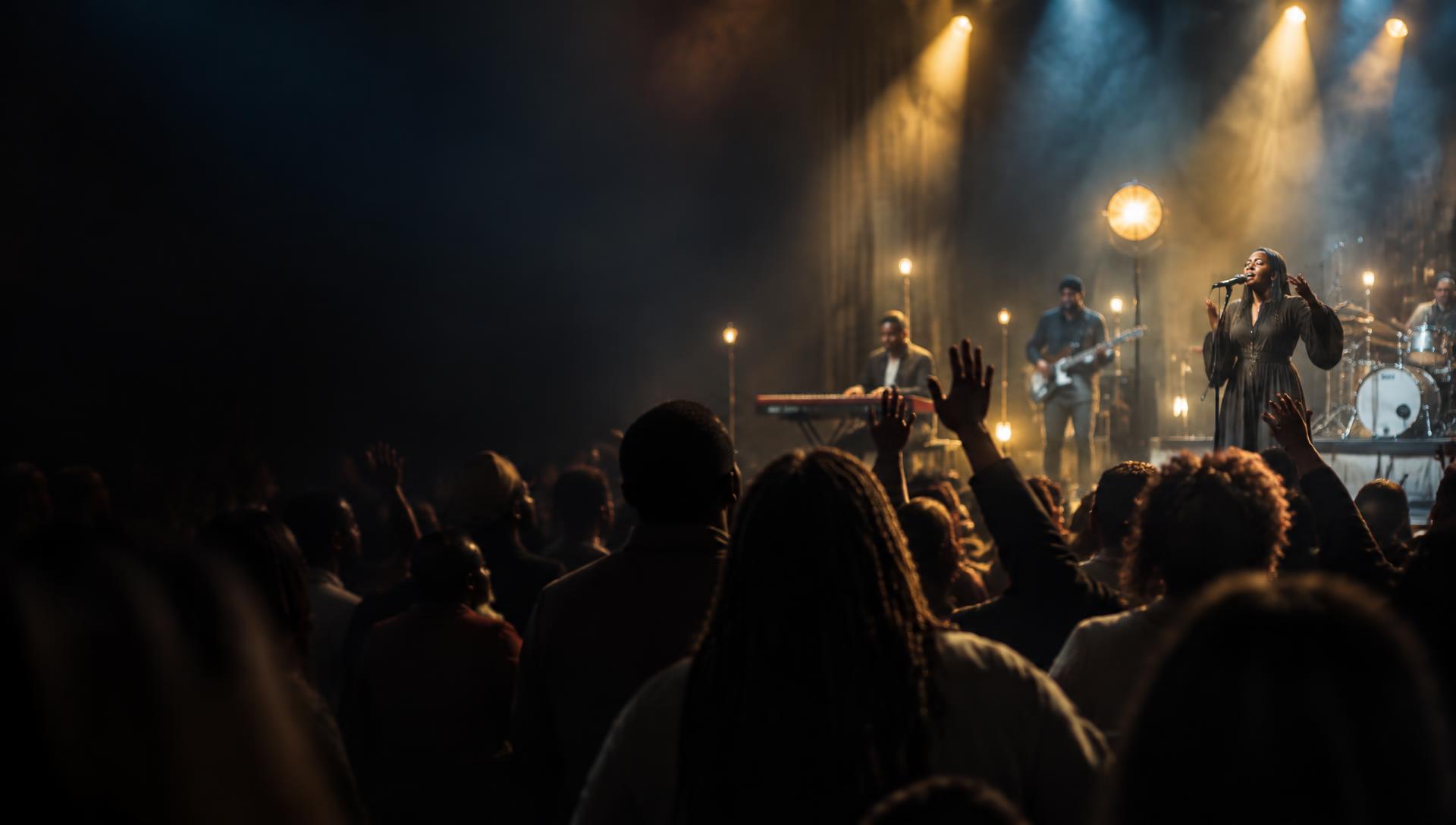 A live gospel performance brings artists and audiences together